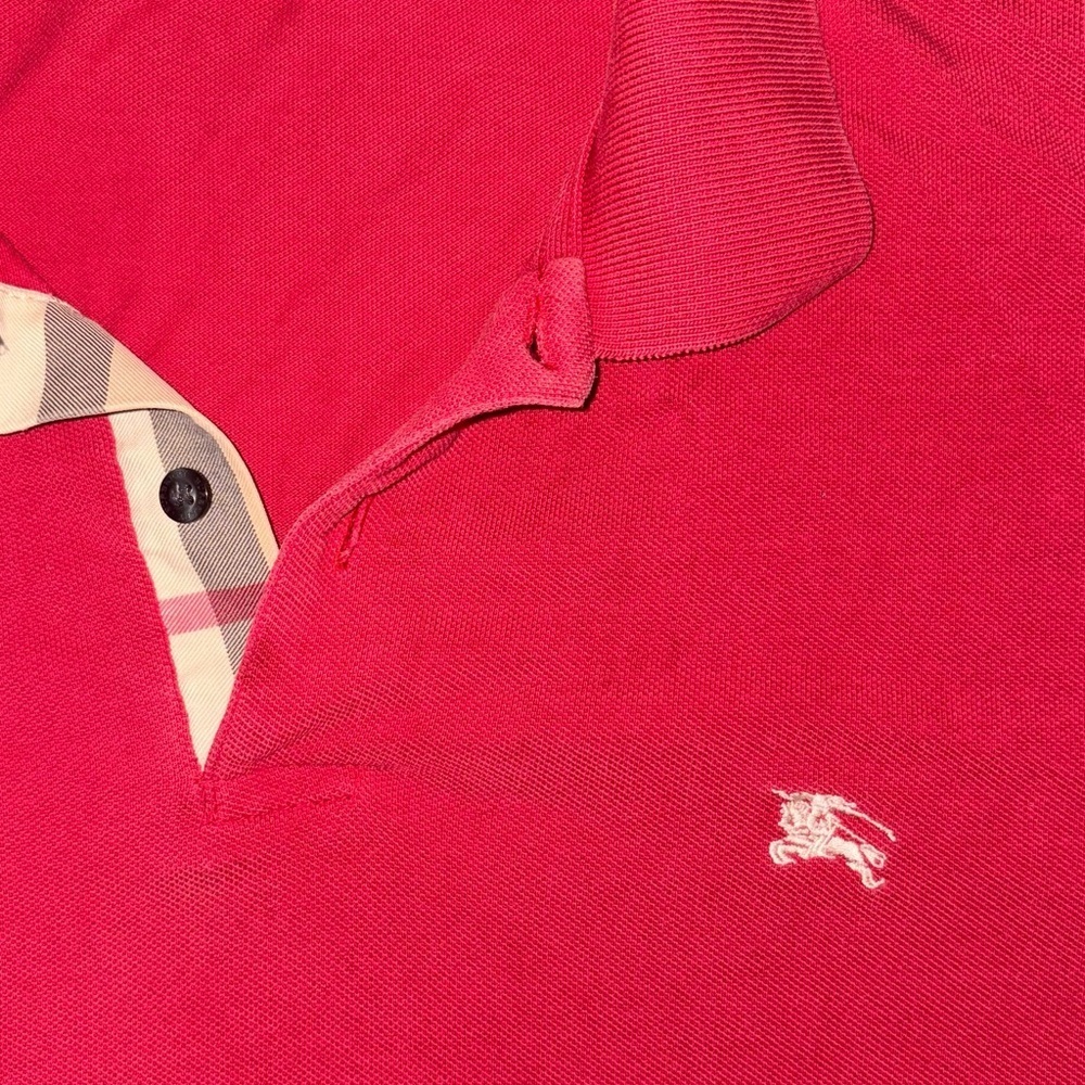 Burberry Polo Shirt with Embroidered Logo